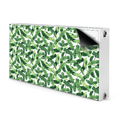 Magnetic radiator cover Tropical leaves