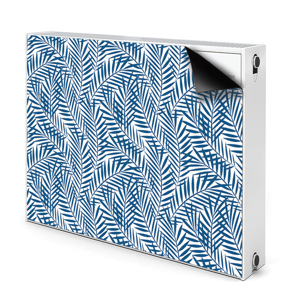 Magnetic radiator mat Geometric leaves