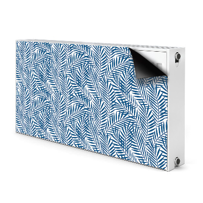 Magnetic radiator mat Geometric leaves