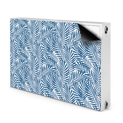 Magnetic radiator mat Geometric leaves