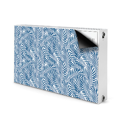 Magnetic radiator mat Geometric leaves