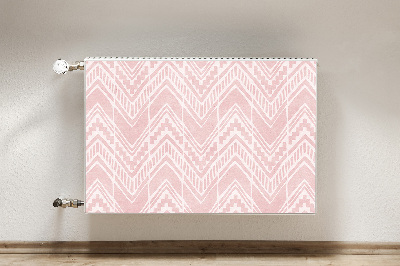 Magnetic radiator mat Aztec pattern