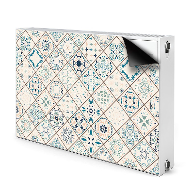 Decorative radiator cover Tile composition