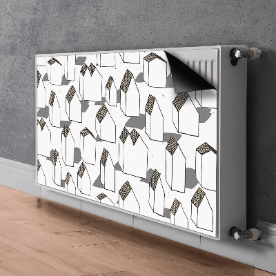 Magnetic radiator cover Modern houses
