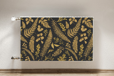 Magnetic radiator mat Golden ferns