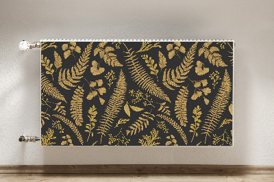 Magnetic radiator mat Golden ferns