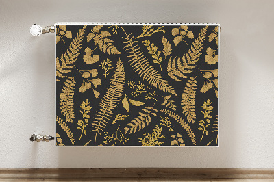 Magnetic radiator mat Golden ferns