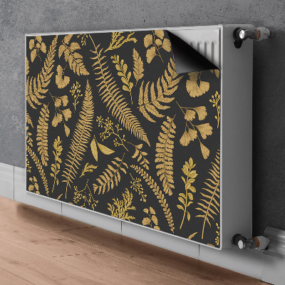 Magnetic radiator mat Golden ferns