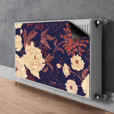 Magnetic radiator mat Rose with rowan