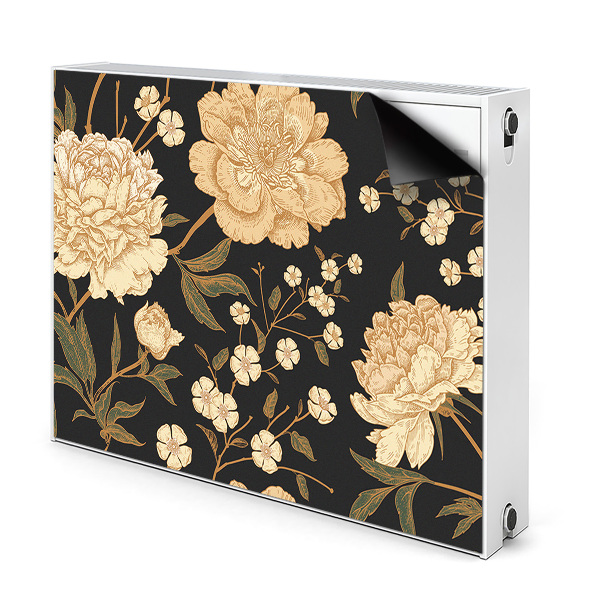 Radiator cover White peony