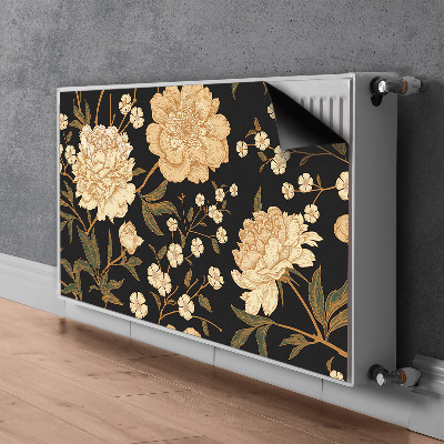 Radiator cover White peony