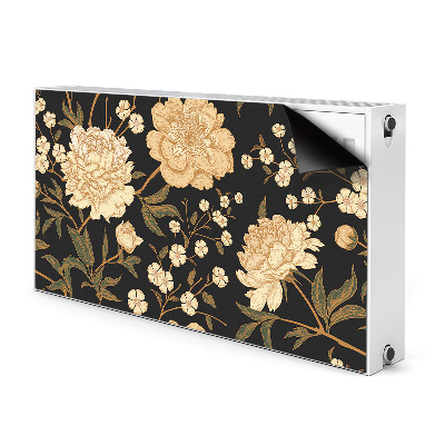 Radiator cover White peony