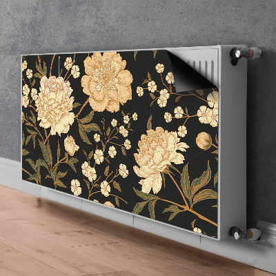 Radiator cover White peony