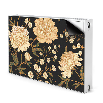 Radiator cover White peony