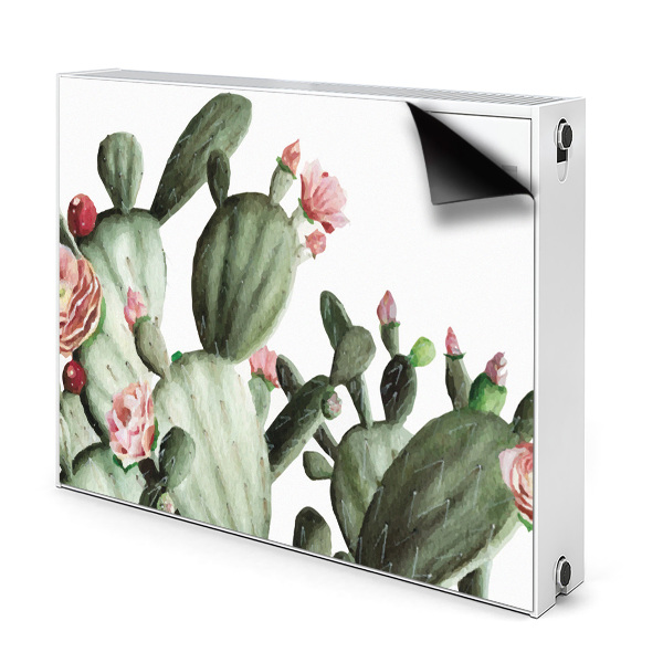 Decorative radiator cover Cacti