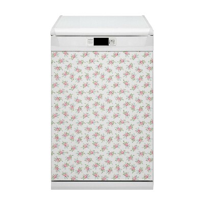 Magnetic dishwasher cover Small flowers