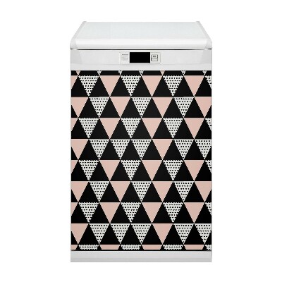 Dishwasher cover magnet Geometric triangles