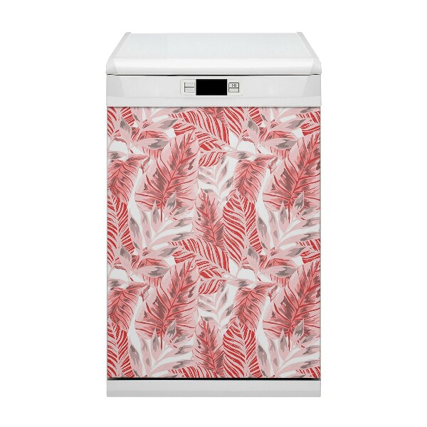Dishwasher cover magnet Pink jungle