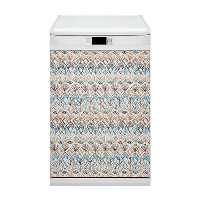 Dishwasher cover magnet Ethnic pattern