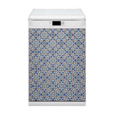 Magnetic dishwasher cover Moroccan ornament