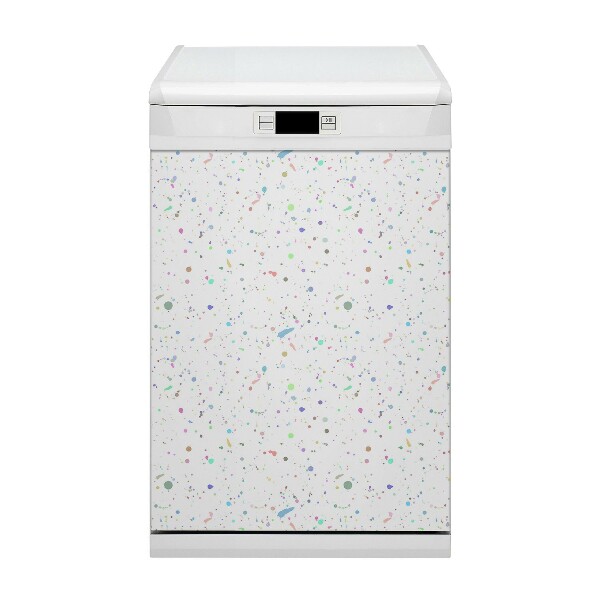 Magnetic dishwasher cover Paint stain
