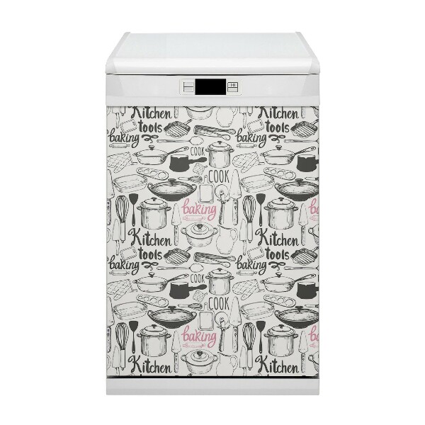Dishwasher cover magnet Kitchen motifs