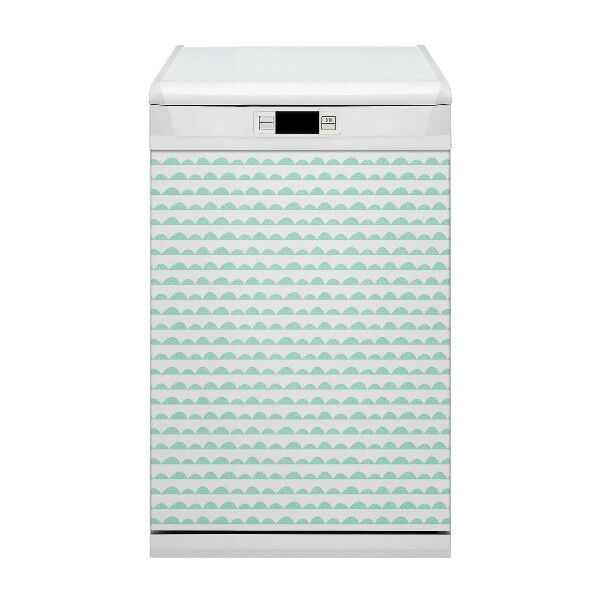 Magnetic dishwasher cover Mint rows