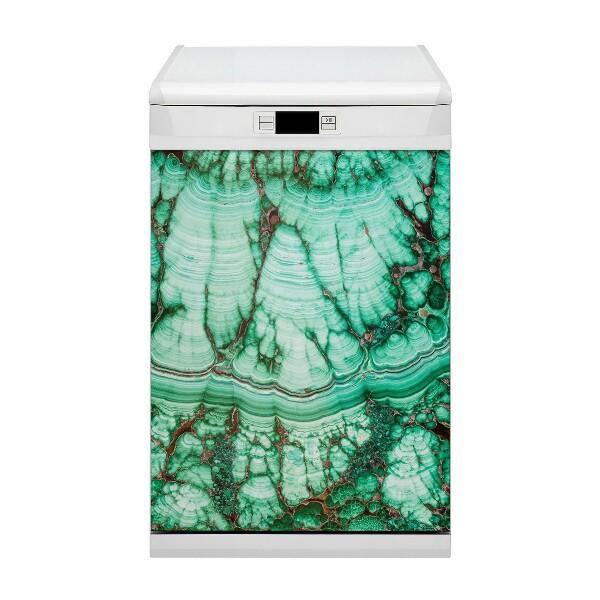 Magnetic dishwasher cover Marble Turquoise