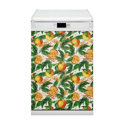 Magnetic dishwasher cover Oranges