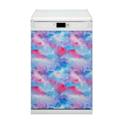 Dishwasher cover magnet Abstract clouds