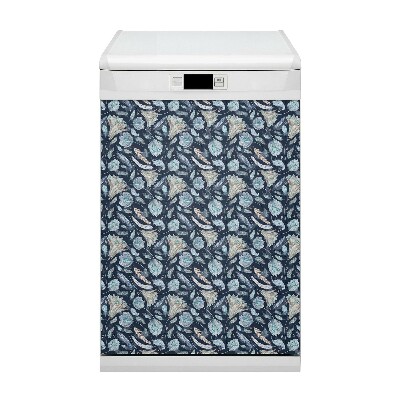 Dishwasher cover magnet Boho pattern