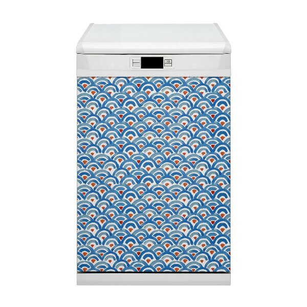 Magnetic dishwasher cover Fish scales