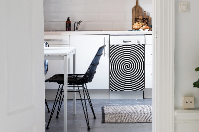 Magnetic dishwasher cover Spiral