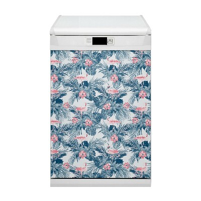 Dishwasher cover Tropical birds