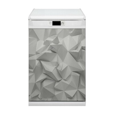 Dishwasher cover magnet White abstraction