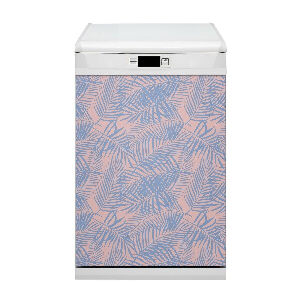 Dishwasher cover magnet Palm leaves