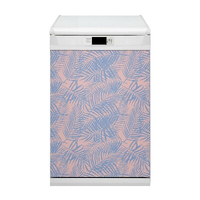 Dishwasher cover magnet Palm leaves