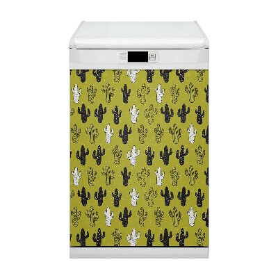 Magnetic dishwasher cover Cacti