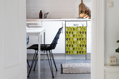 Magnetic dishwasher cover Cacti