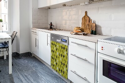 Magnetic dishwasher cover Cacti