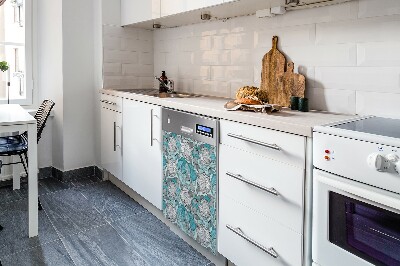 Dishwasher cover Floral pattern