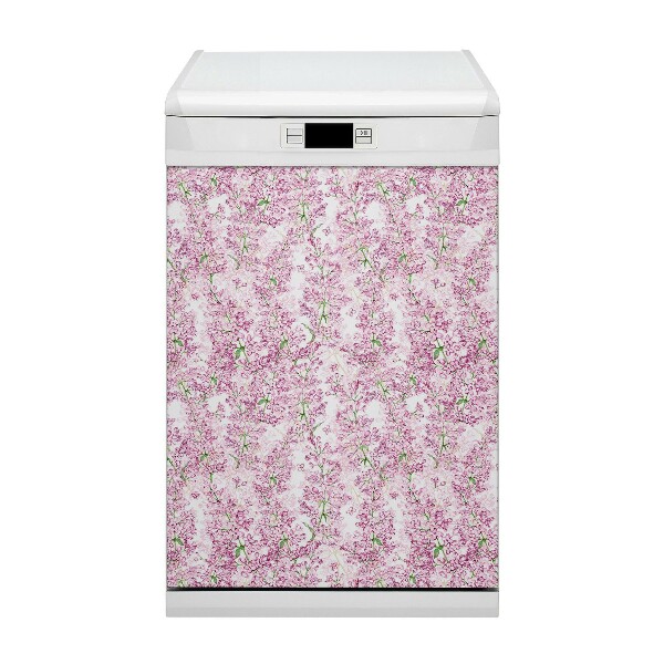 Dishwasher cover magnet Lilac flowers