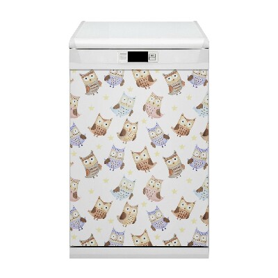 Decorative dishwasher magnet Fairy -tale owls