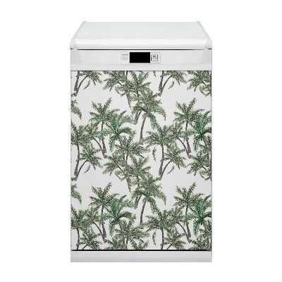 Dishwasher cover Tropics and palm trees