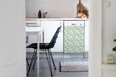 Magnetic dishwasher cover Colorful dots