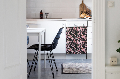 Dishwasher cover magnet Cherry blossoms