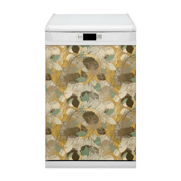 Dishwasher cover Retro art