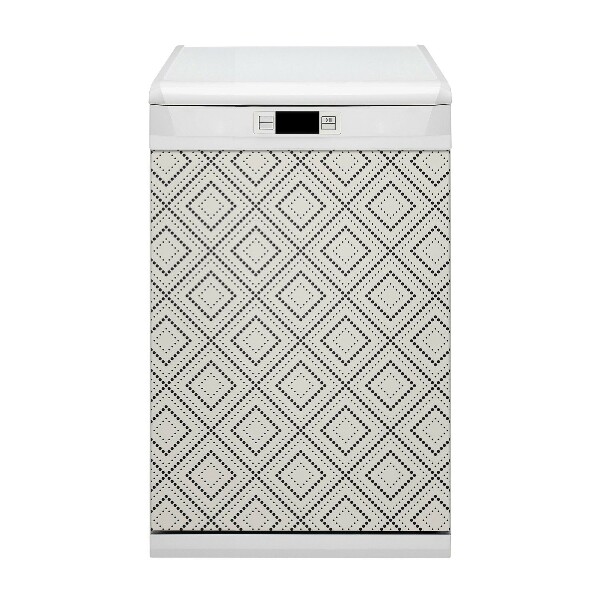 Magnetic dishwasher cover Geometric pattern