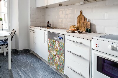 Dishwasher cover magnet Mandala pattern