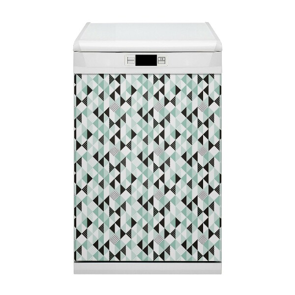 Magnetic dishwasher cover Geometric pattern